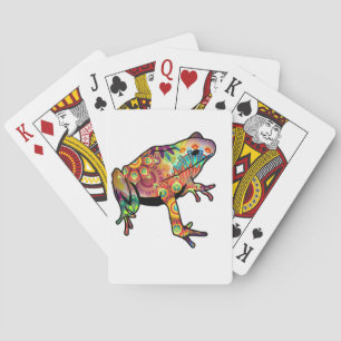 Psychedelic Thereed Frog Paring Deck Pokerkaarten