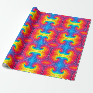 psychedelic tie abstract cadeaupapier