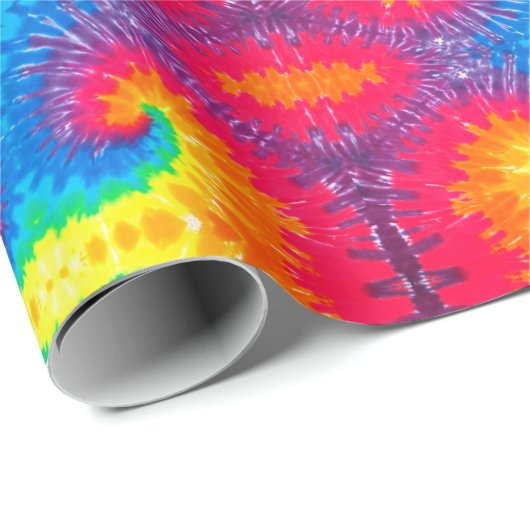 psychedelic tie abstract cadeaupapier (Rol Hoek)