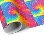 psychedelic tie abstract cadeaupapier (Rol Hoek)