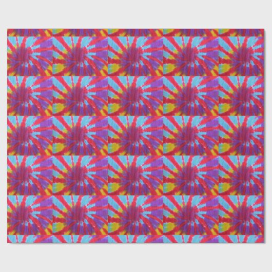 Psychedelic Tie Dye Design Cadeaupapier (Vlak)