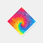 Psychedelic Tie Dye Design Servet (Hoek)