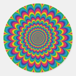 Psychedelic Tie Dye Envelope Seal Stickers