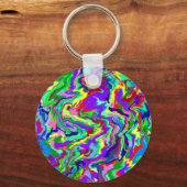 Psychedelic Tie Dye Keychain (Voorkant)