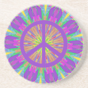 Psychedelic Tie Dye Onderzetter