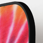 Psychedelic Tie Dye  Retro Pickleball Paddle (Links Detail)