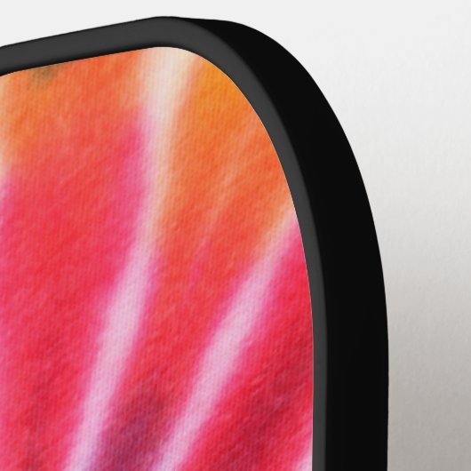 Psychedelic Tie Dye Retro Pickleball Paddle (Links Detail)