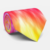 Psychedelic Tie Dye Stropdas (Opgerold)