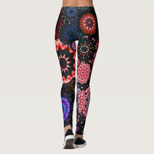 Psychedelic time leggings (Achterkant)