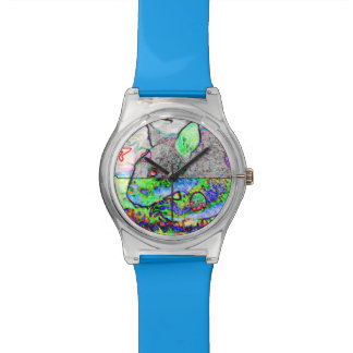 Psychedelic Time Travel Wombat Watch Horloge