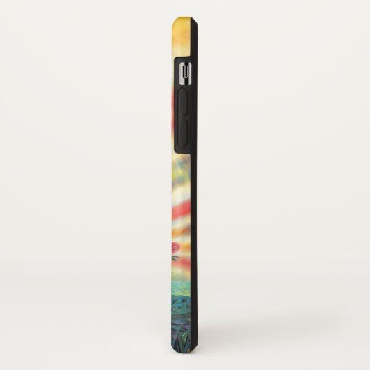 Psychedelic Top Hat Skull Case-Mate iPhone Case (Achterkant/links)