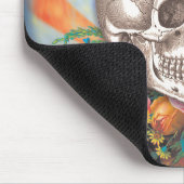 Psychedelic Top Hat Skull Mousepad Muismat (Hoek)
