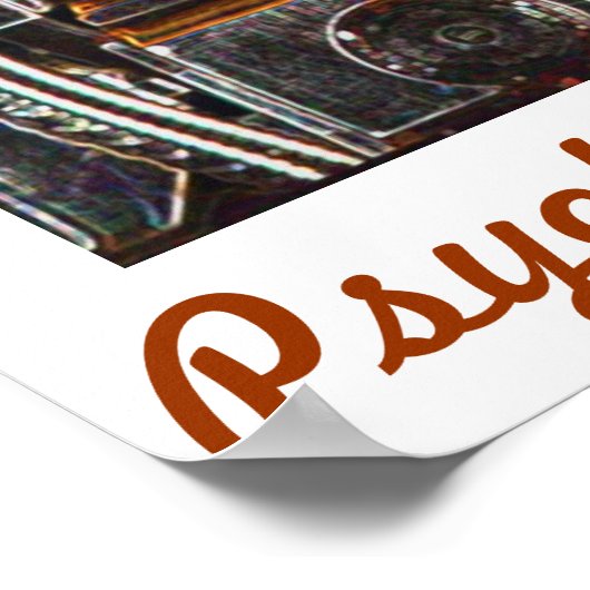 Psychedelic Tortilla Machine Poster (Hoek)