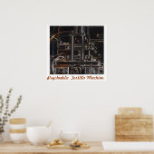 Psychedelic Tortilla Machine Poster (Keuken)