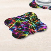 Psychedelic Trance Abstract Kartonnen Onderzetters (Gekanteld)