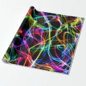 Psychedelic Trance Art Cadeaupapier (Uitgerold)
