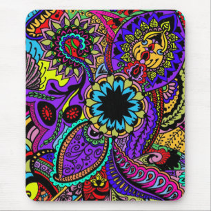 Psychedelic Treasure Map Muismat