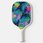 Psychedelic Tree Leaves Pickleball Paddle (Voorkant)