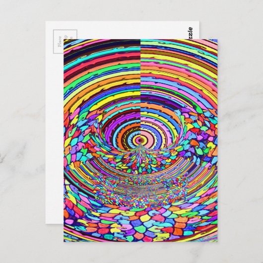 Psychedelic Trip Briefkaart (Voorkant / Achterkant)