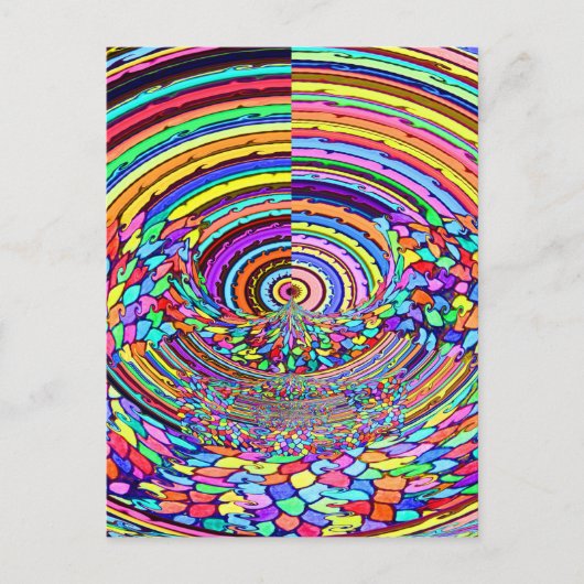 Psychedelic Trip Briefkaart (Voorkant)