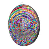 Psychedelic Trip Dartbord (Voorkant Rechts)