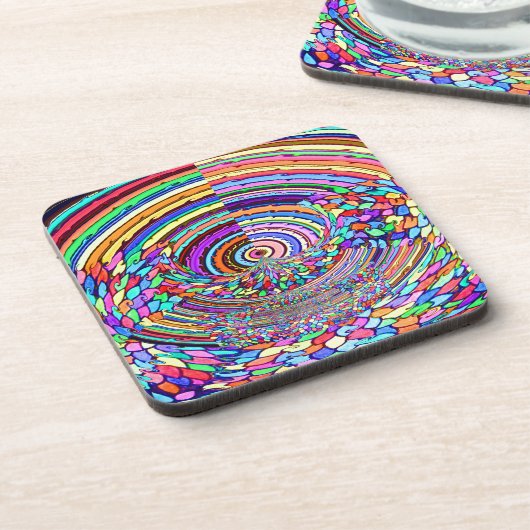 Psychedelic Trip Drankjes Onderzetter (Linkerzijde)