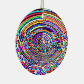 Psychedelic Trip Keramisch Ornament (Rechts)