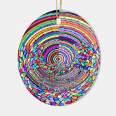 Psychedelic Trip Keramisch Ornament (Links)