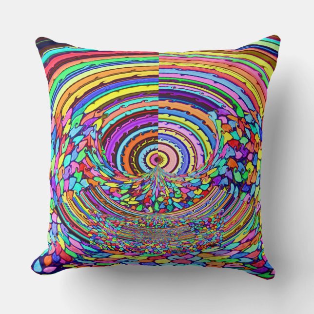 Psychedelic Trip Kussen (Voorkant)