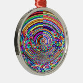 Psychedelic Trip Metalen Ornament (Rechts)