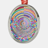 Psychedelic Trip Metalen Ornament (Links)