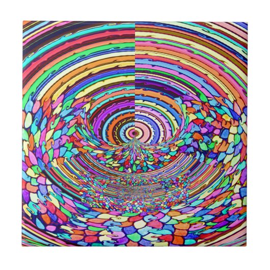 Psychedelic Trip Tegeltje (Voorkant)