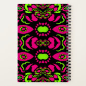 Psychedelic Trippy Kleurrijk Notitieboek (Achterkant)