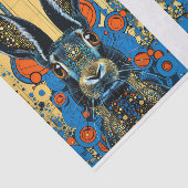 Psychedelic Trippy Konijnenhaas Decoupage L&R 151 Tissuepapier (Detail)