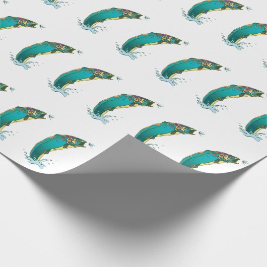 Psychedelic Trout Cadeaupapier (Hoek)