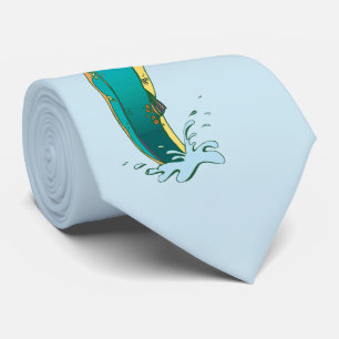 Psychedelic Trout Fly Fishing Stropdas