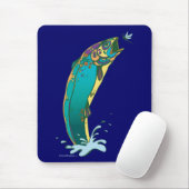 Psychedelic Trout Vist Muismat (Met muis)