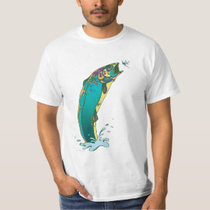 Psychedelic Trout Vist T-shirt