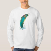 Psychedelic Trout Vist T-shirt (Voorkant)