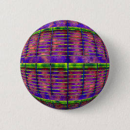 Psychedelic UFO Ronde Button 5,7 Cm
