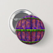Psychedelic UFO Ronde Button 5,7 Cm (Voorkant /achterkant)