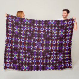 Psychedelic Unicorn Mandala Silk Pattern Quilt Fleece Deken