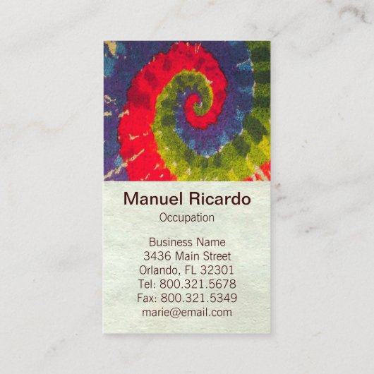 Psychedelic ~ UNISEX Visitekaartjes (Achterkant)