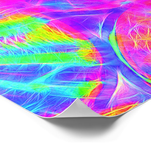 Psychedelic Urchins Poster (Hoek)