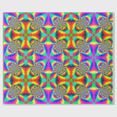 PSYCHEDELIC Verpakkingspapier Cadeaupapier (Vlak)