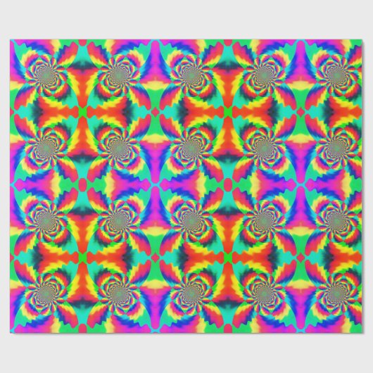 PSYCHEDELIC Verpakkingspapier Cadeaupapier (Vlak)