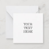 Psychedelic Vibrant Colors Butterfly Painting Notitiekaartje (Achterkant)