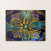 Psychedelic Violet Puzzle door Julie Ann Stricklin Legpuzzel (Horizontaal)