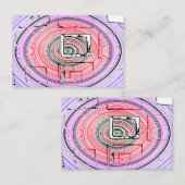 Psychedelic Visitekaartje (Voorkant / Achterkant)