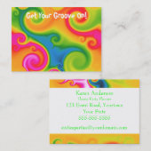 Psychedelic Visitekaartje (Voorkant / Achterkant)